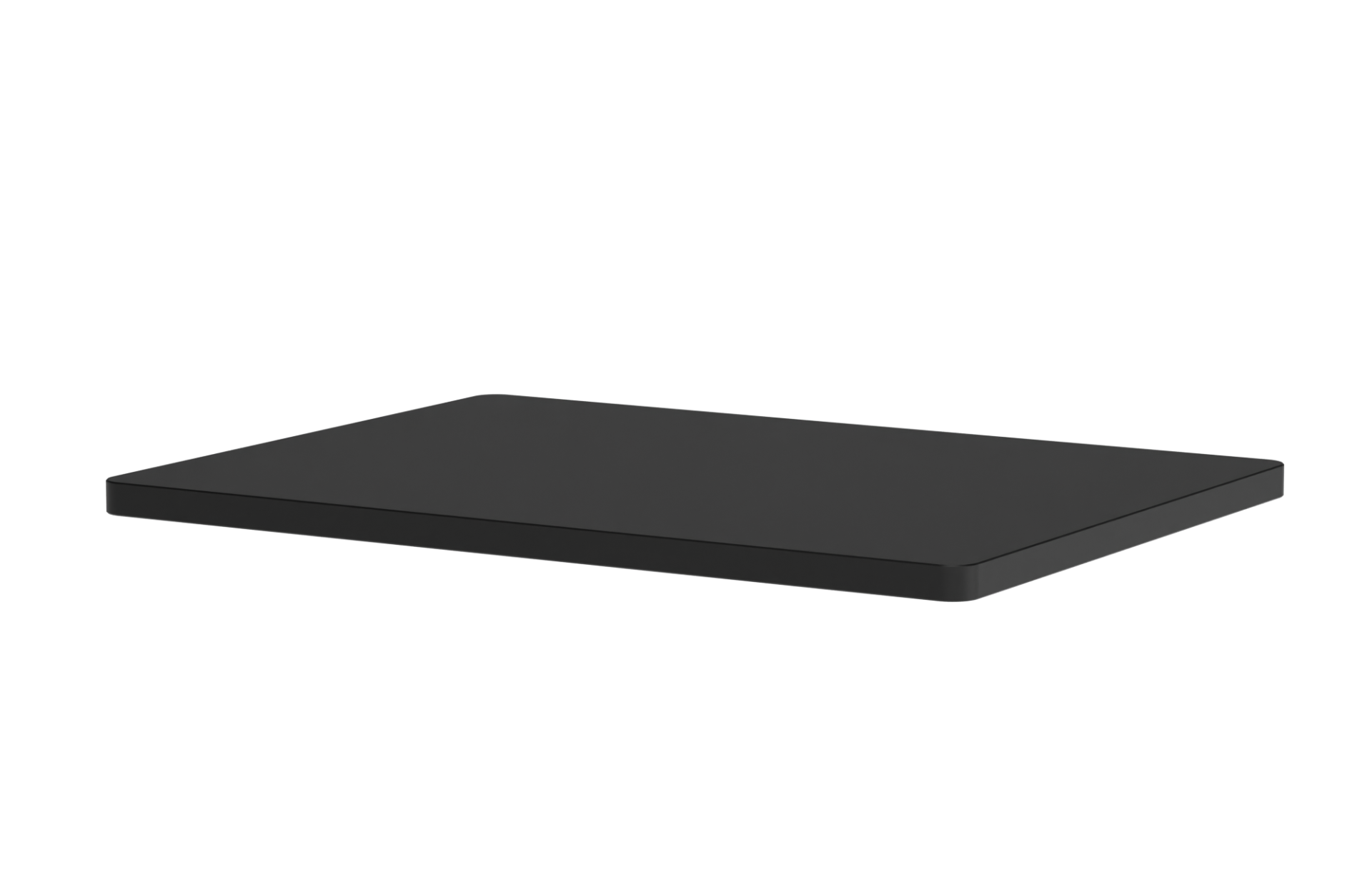 Schwarze Panton Wire Abdeckplatte B 35 cm von Montana, passend für modulare Regalsysteme.