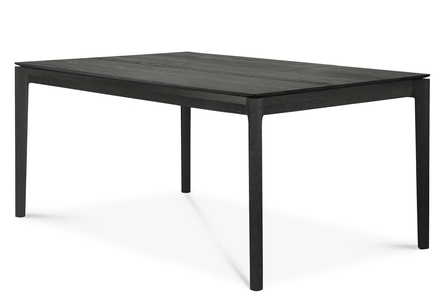 Rechteckiger Bok Esstisch aus schwarzem Eichenholz von Ethnicraft. Moderner Holztisch für Esszimmer und Küche.