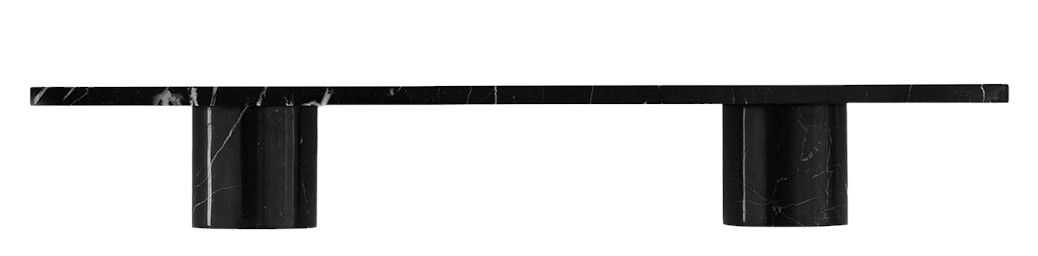 Schwarzes Sten Regal von Normann Copenhagen, 80 cm, aus Marmor, modernes Design.