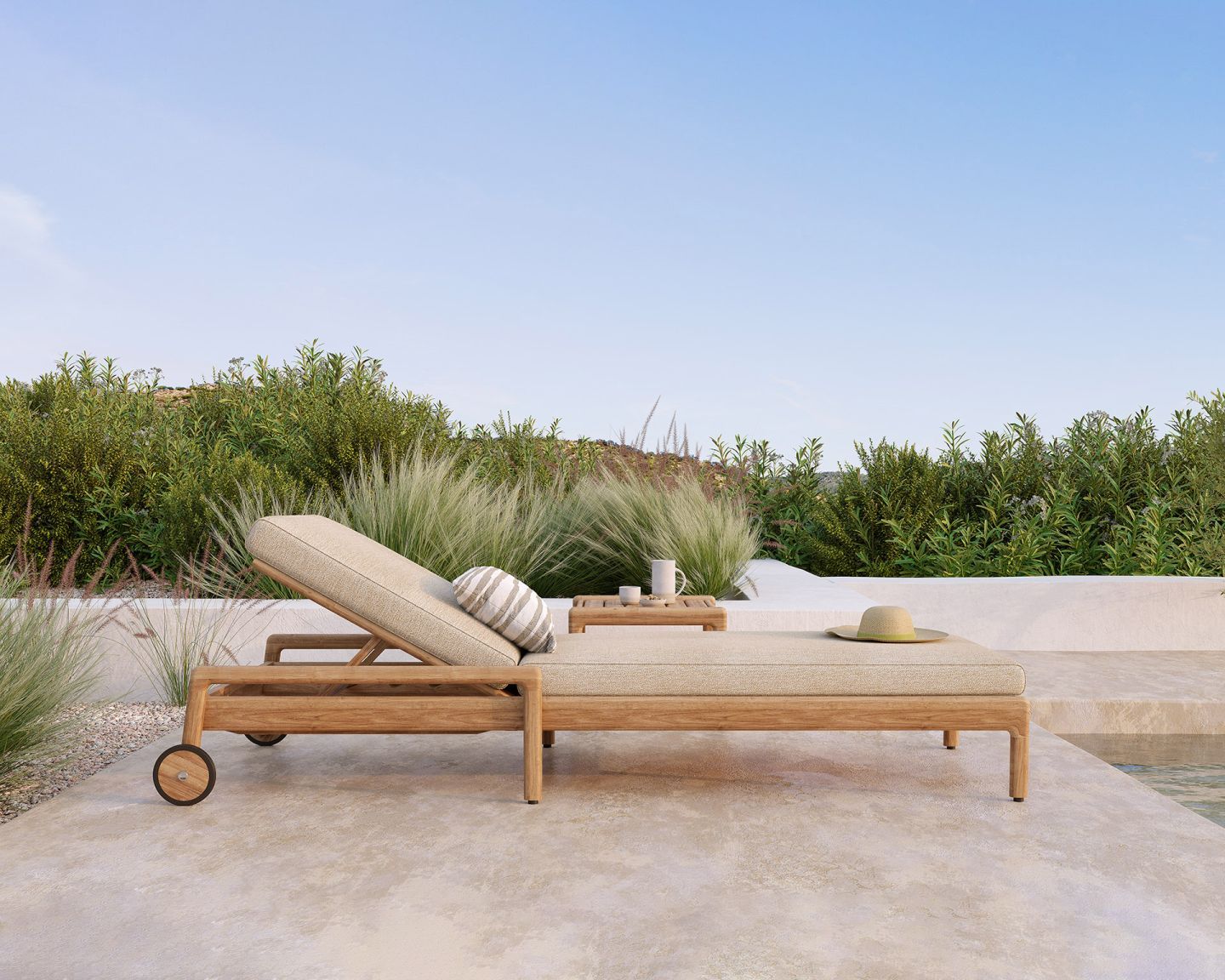 Kissen für Jack Outdoor Liege Natural Ethnicraft