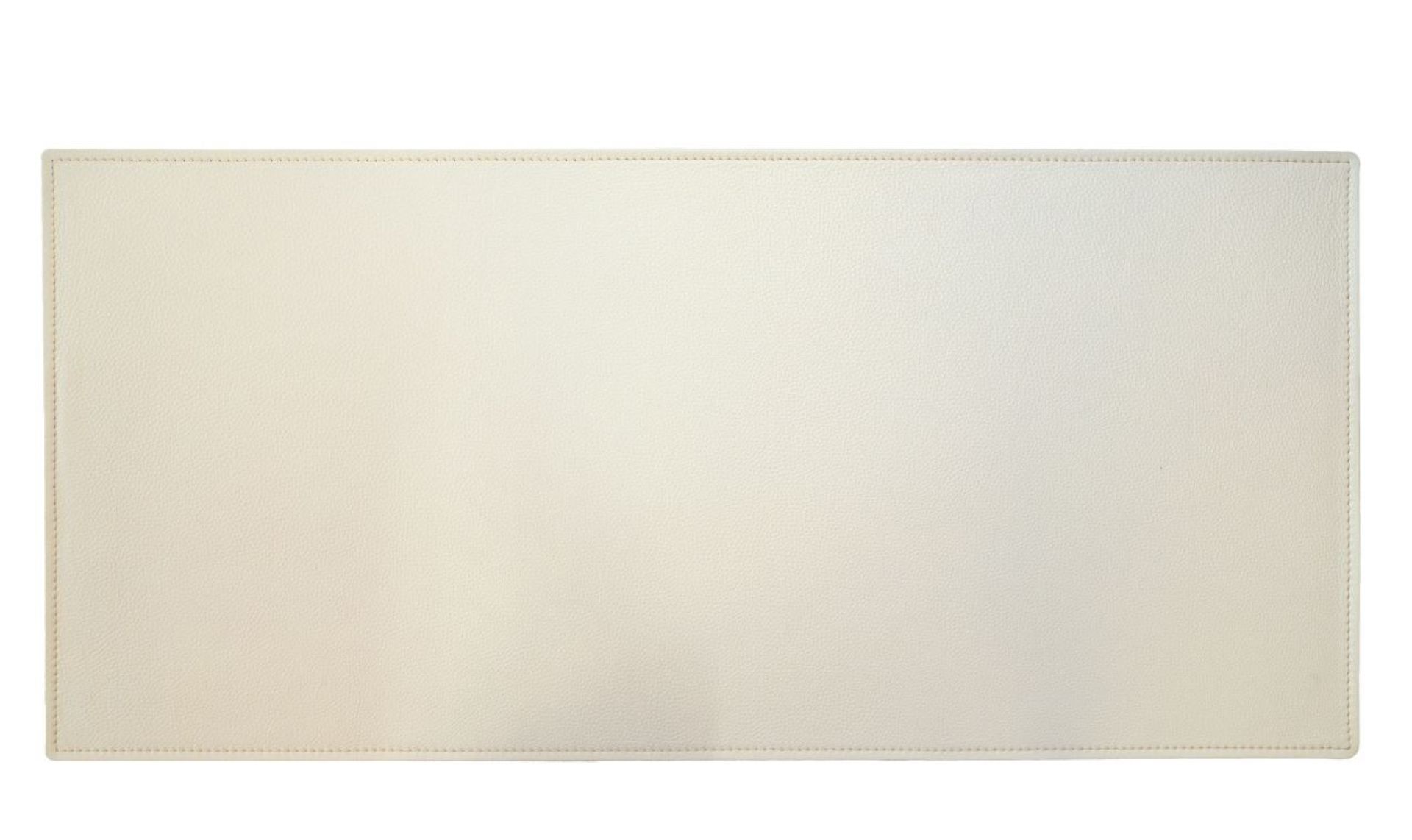 Weiße Lederauflage für USM Sideboard Ecke, 35x25 cm. Elegante Tischdeko aus Leder.