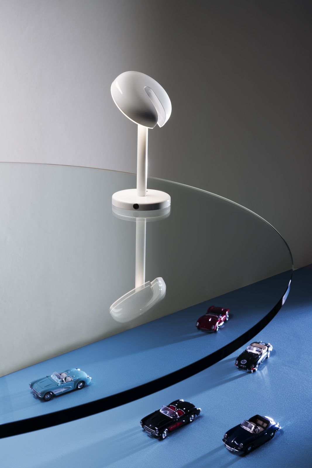 Cabriolette Tischleuchte schwarz Martinelli Luce