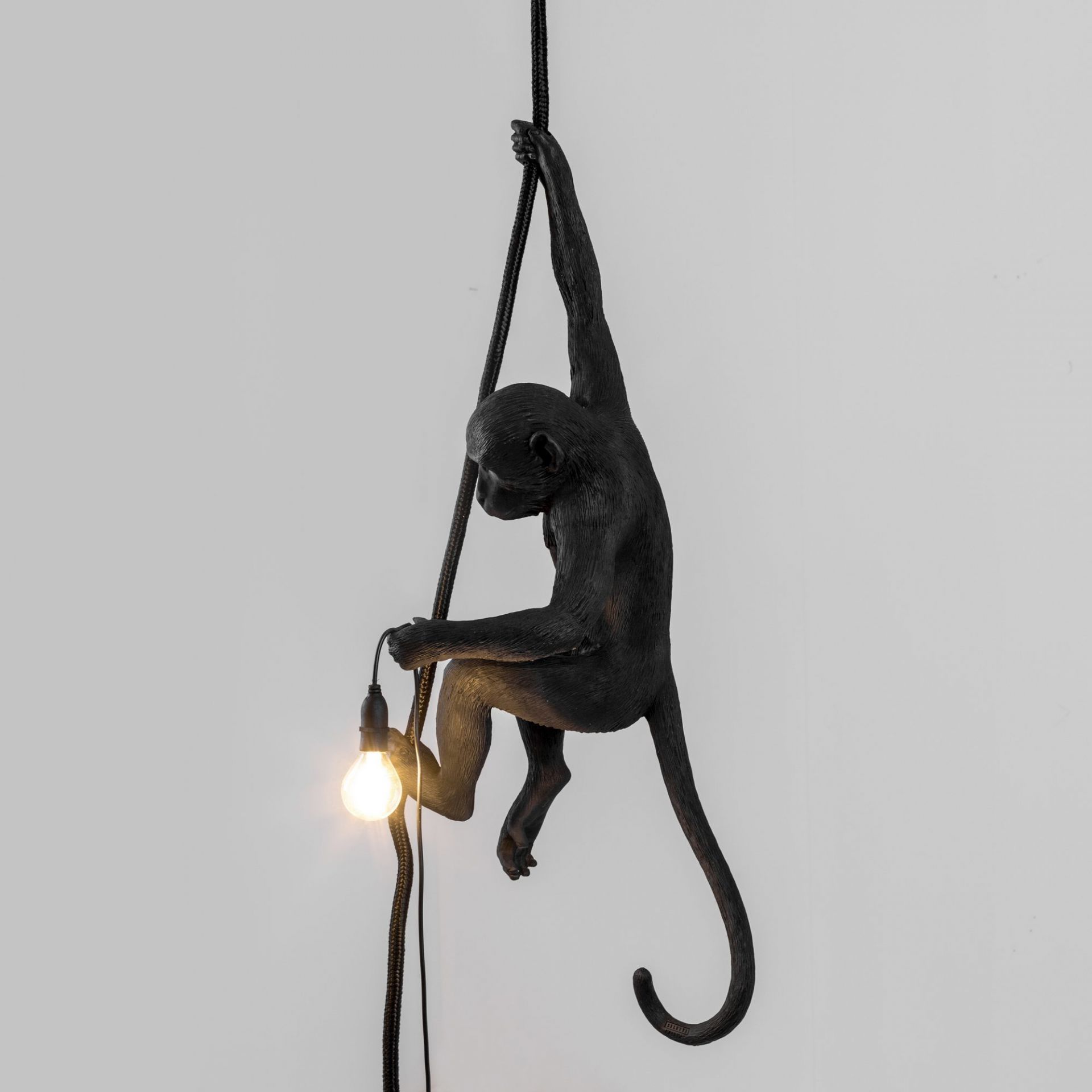 Monkey Lamp Black Pendelleuchte Seletti EINZELSTÜCK