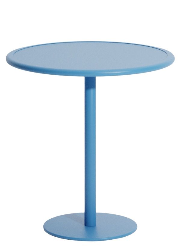 Week-End Bistro Table Round Bistrotisch rund Petite Friture Himmelblau (Sky blue)