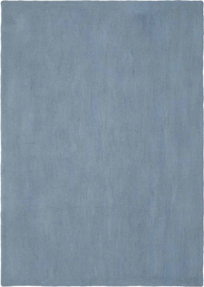 Blauer myfelt Filzteppich, rechteckig, 180x260 cm. Moderner Teppich aus Filz für Wohnzimmer und Schlafzimmer.