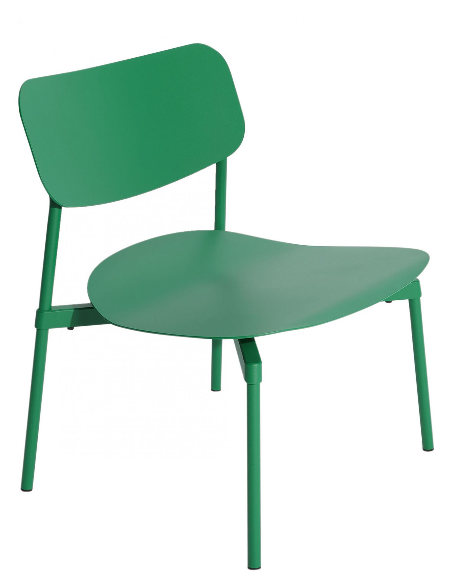 Mintgrüner Fromme Lounge Sessel von Petite Friture: Moderner Design Sessel mit Metallgestell für Wohnzimmer.