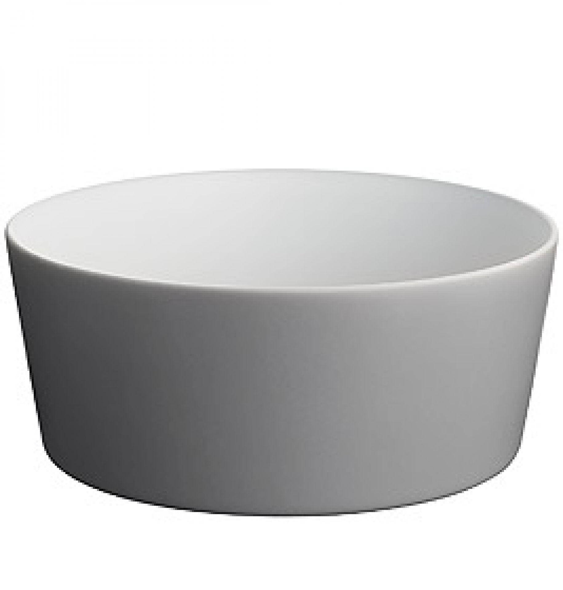 Weiße Alessi Tonale Salatschüssel aus Keramik, modernes Design für Salate und Speisen.