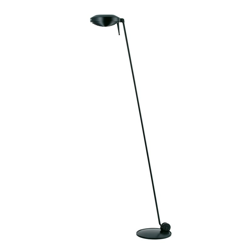 Schwarze Elle 1 LED Stehleuchte von Lumina, moderne Innenbeleuchtung für Wohnzimmer und Büro.