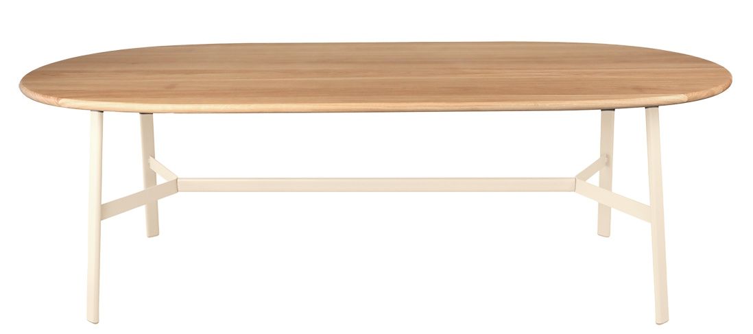 SO’O Esstisch aus Eiche 220 × 95 cm (oval) Indoor Fermob