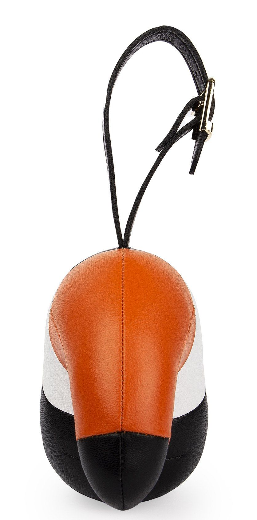 Bag Charm Taschenanhänger Toucan Toco Schwarz / Orange Züny 