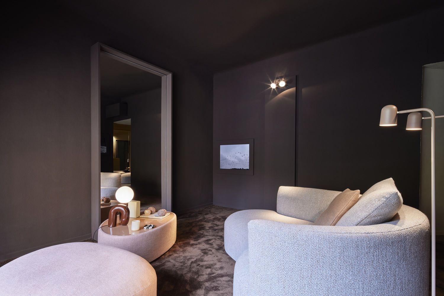 Siwa Sofa klein mit Liege Cor