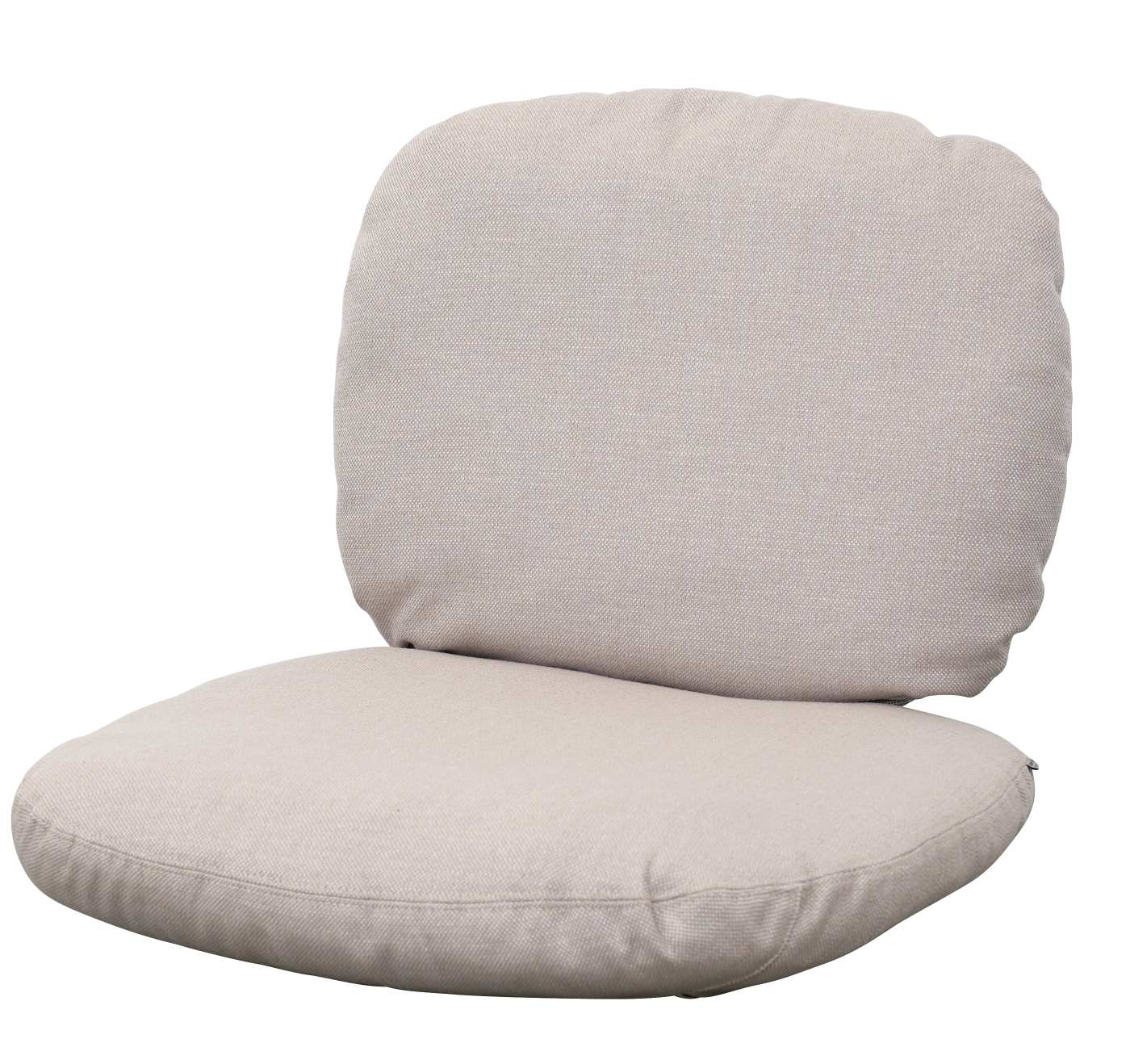 Beige Sitz- und Rückenkissen für Cane-Line Hive Sessel, Outdoor-Möbel Zubehör für bequemes Sitzen.