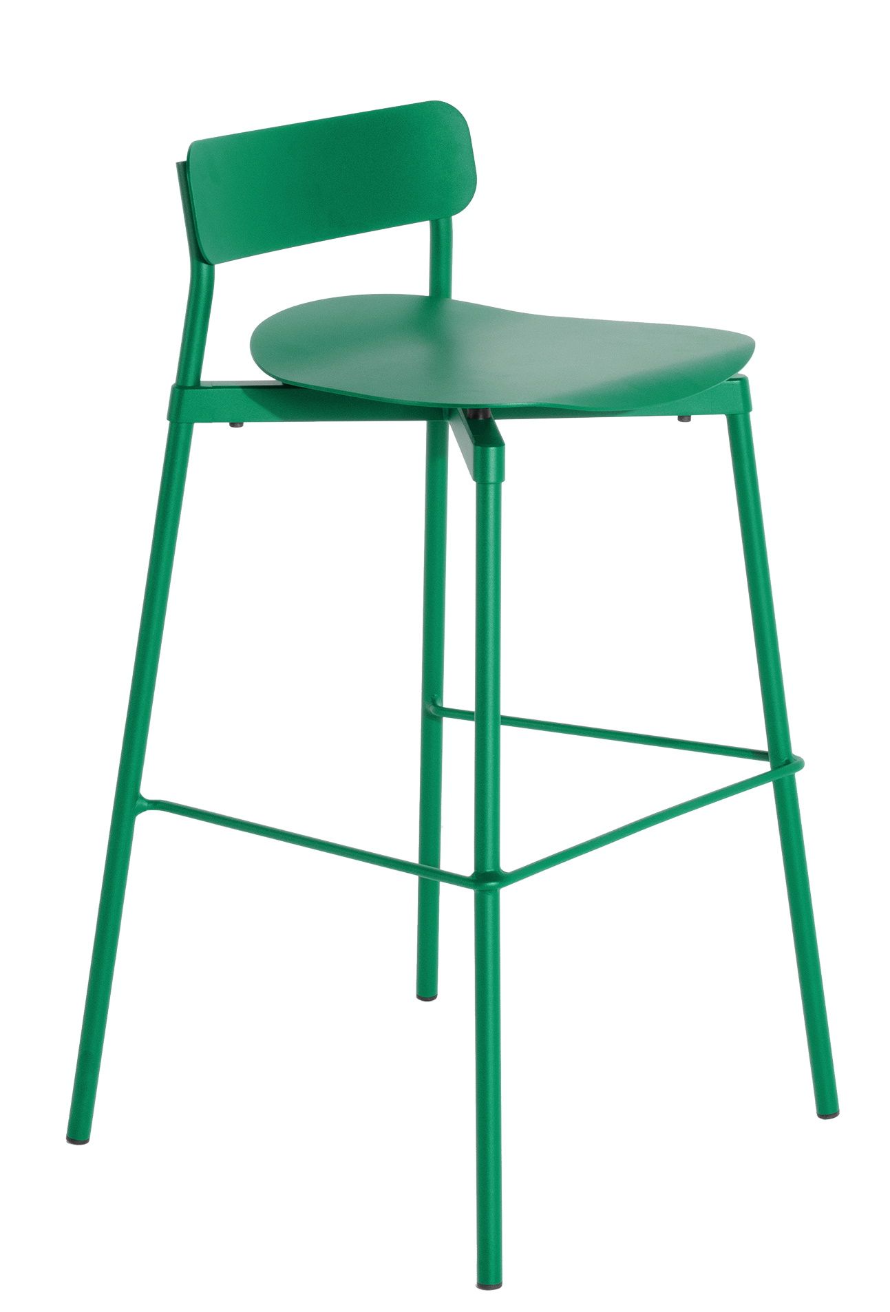 Fromme Barstool Barhocker von Petite Friture in Mintgrün, H 75 cm, für Küche und Bar.