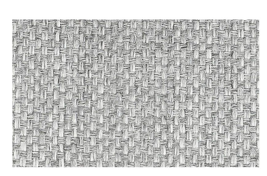 Nahaufnahme des grauen Stoffes vom Blomus Grow Outdoor Kissen 38x38 cm. Textur des Outdoor Kissens.