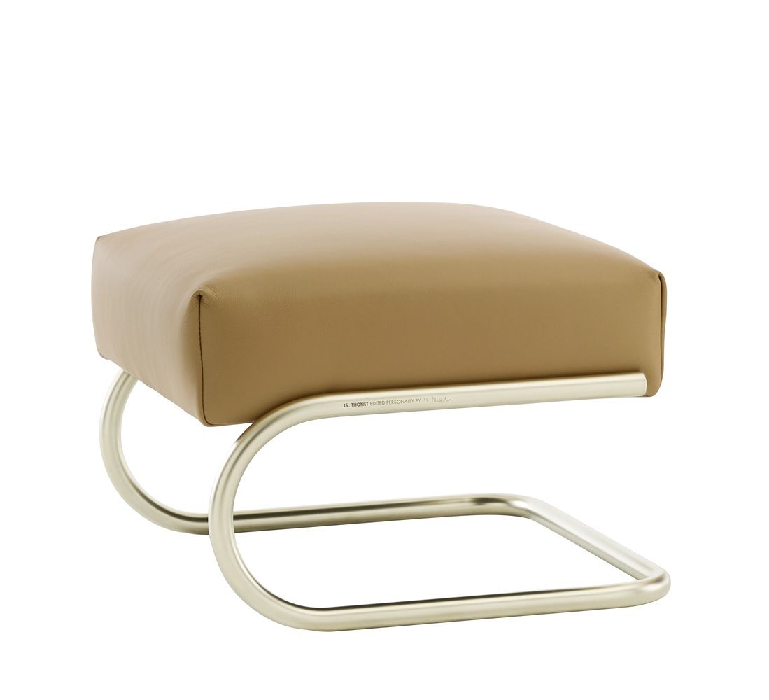 JS. Thonet by Jil Sander S 411 H / S411 H Ottoman Nordic Thonet