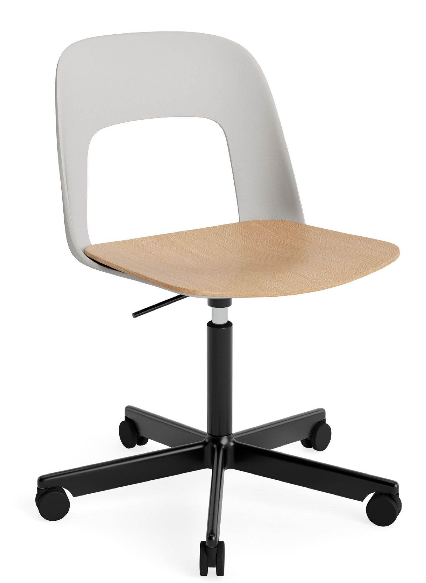 Layout Side Chair 142 5-Stern Drehfuß Stuhl Hay