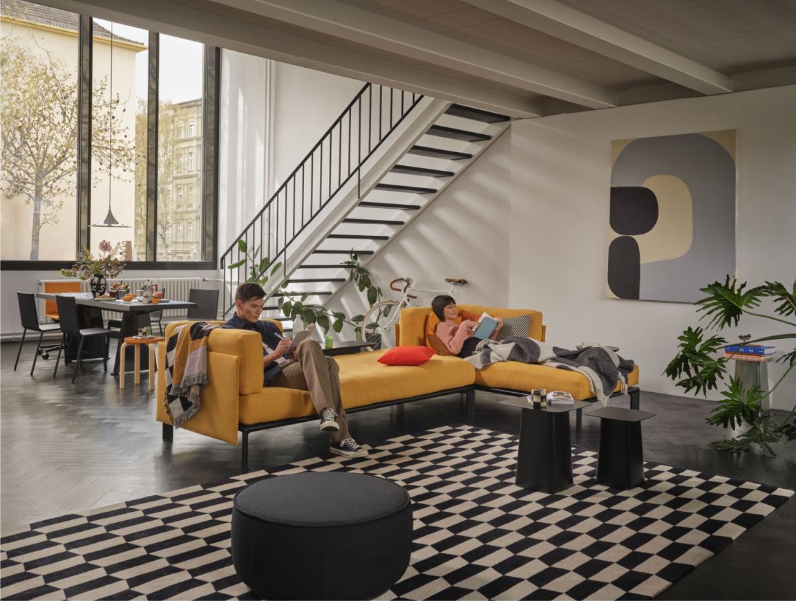 Anagram Rückenkissen / Seitenkissen B x 90 cm Vitra