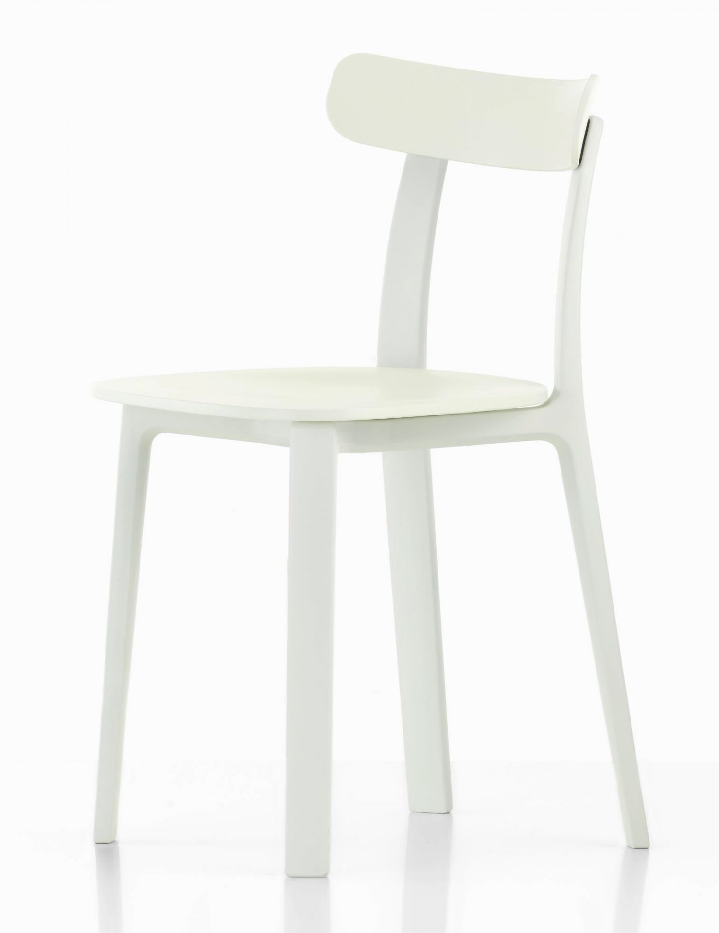 All Plastic Chair Outdoor Stuhl Vitra-Weiß