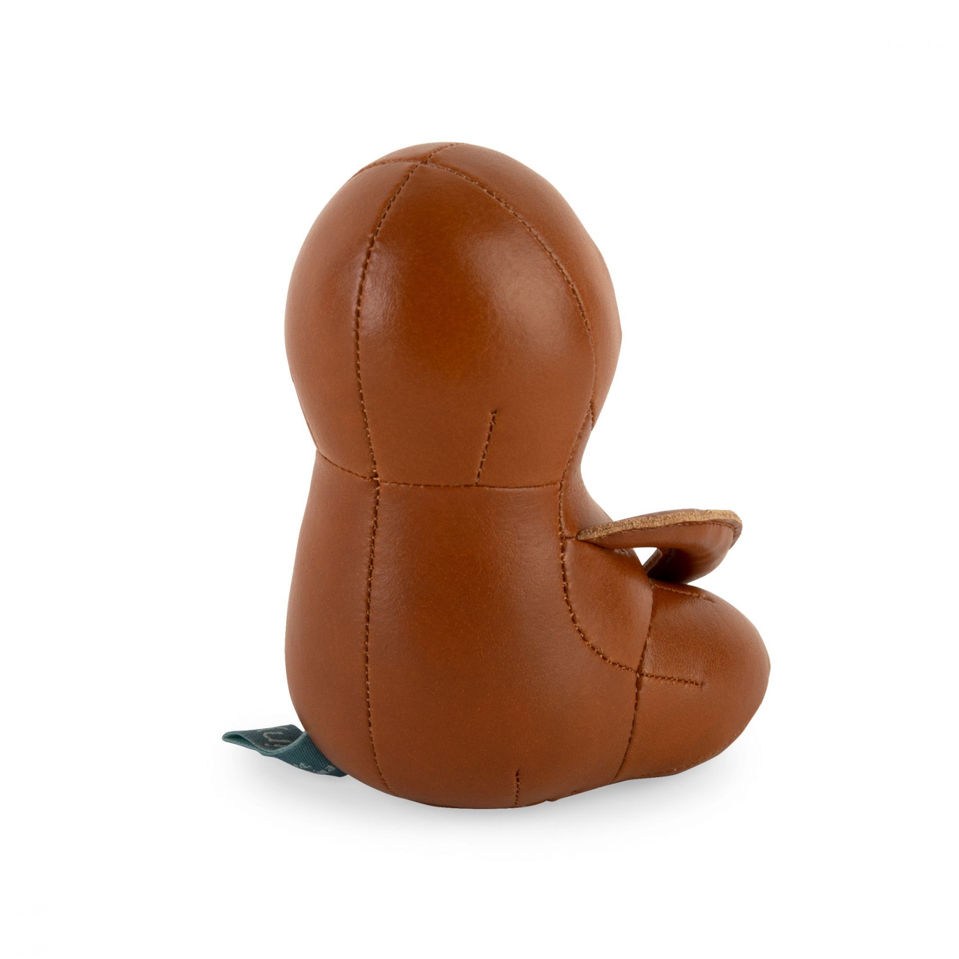 Detailaufnahme des Züny Faultier Briefbeschwerers in Tan und Weizen, ein dekoratives Wohnaccessoire.