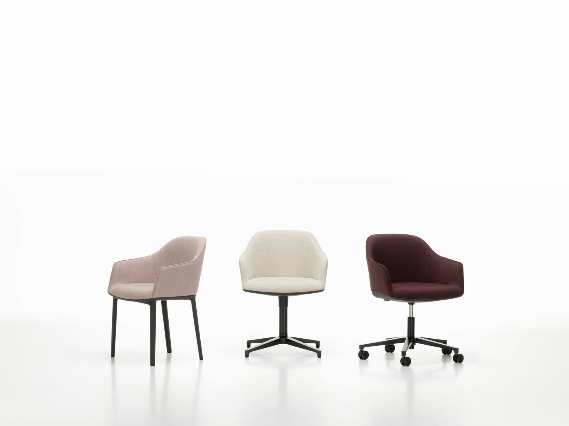 Softshell Chair Fünfsternfuss Drehstuhl Vitra