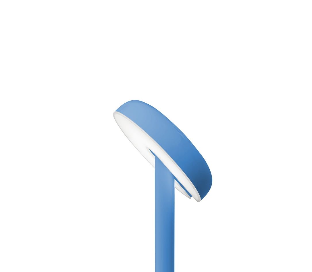 Helle, blaue Cabriolette Pendelleuchte von Martinelli Luce, moderne Hängelampe für stilvolle Innenbeleuchtung.