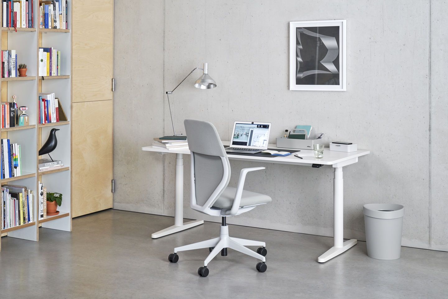 Tyde 2 Steh-/ Sitztisch Home Desk Schreibtisch Vitra