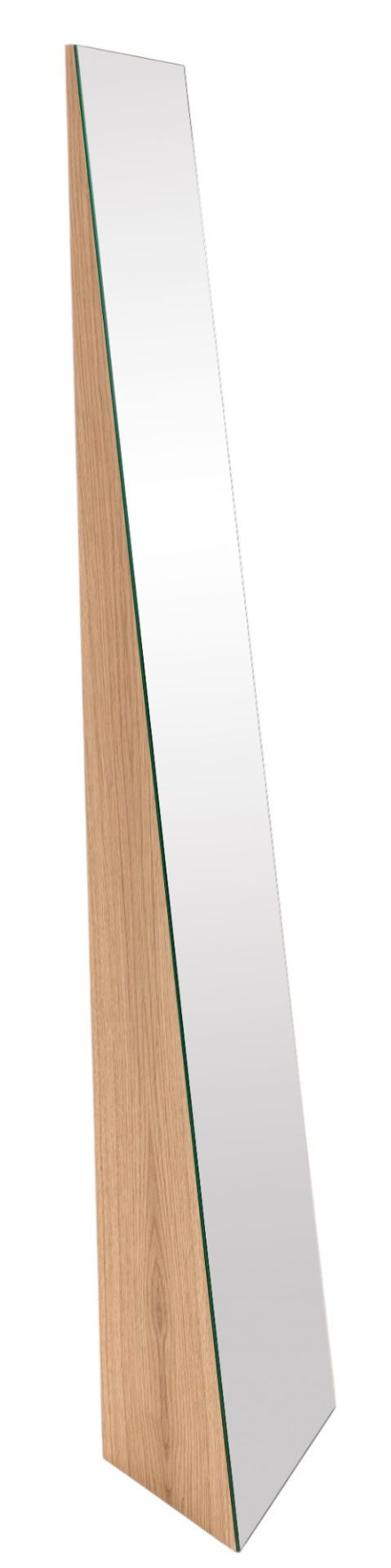 Beam Standspiegel von Schönbuch: Moderner, schmaler Spiegel mit Holzrahmen, ideal für Flur und Schlafzimmer.