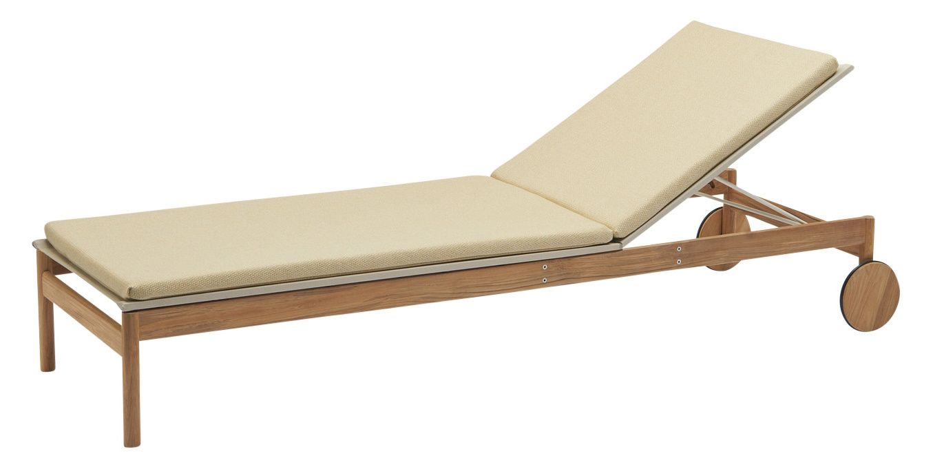 Pelagus Sunbed Sonnenliege Cushion Sitzkissen Outdoor Skagerak by Fritz Hansen Honey-Yellow