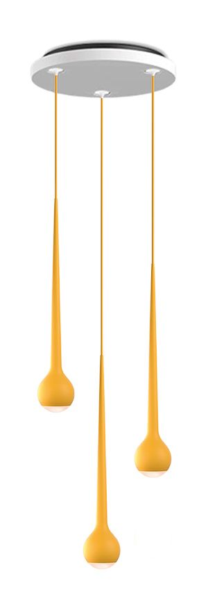 Falling Sun Water Pendelleuchte Grau