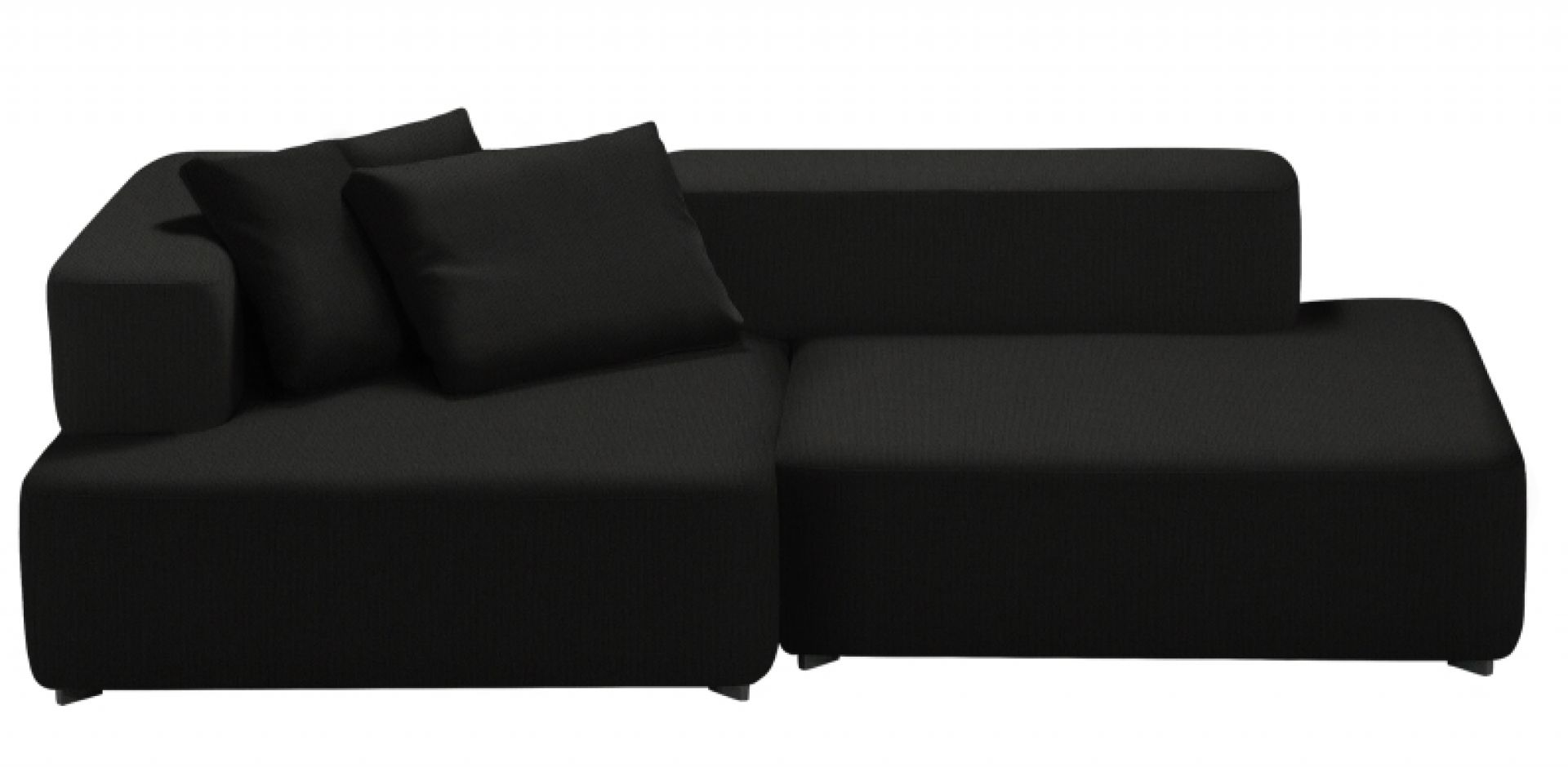 Alphabet 2-Sitzer Sofa Armlehne Links Fritz Hansen