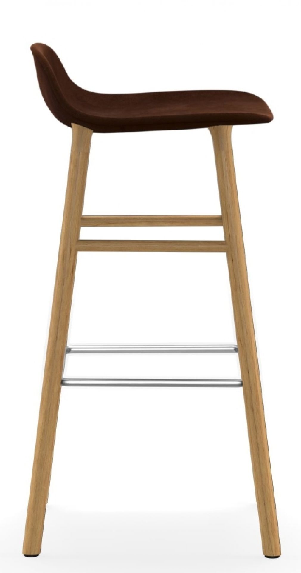 Form Barstool Barhocker H 75 cm Holz Gepolstert Normann Copenhagen