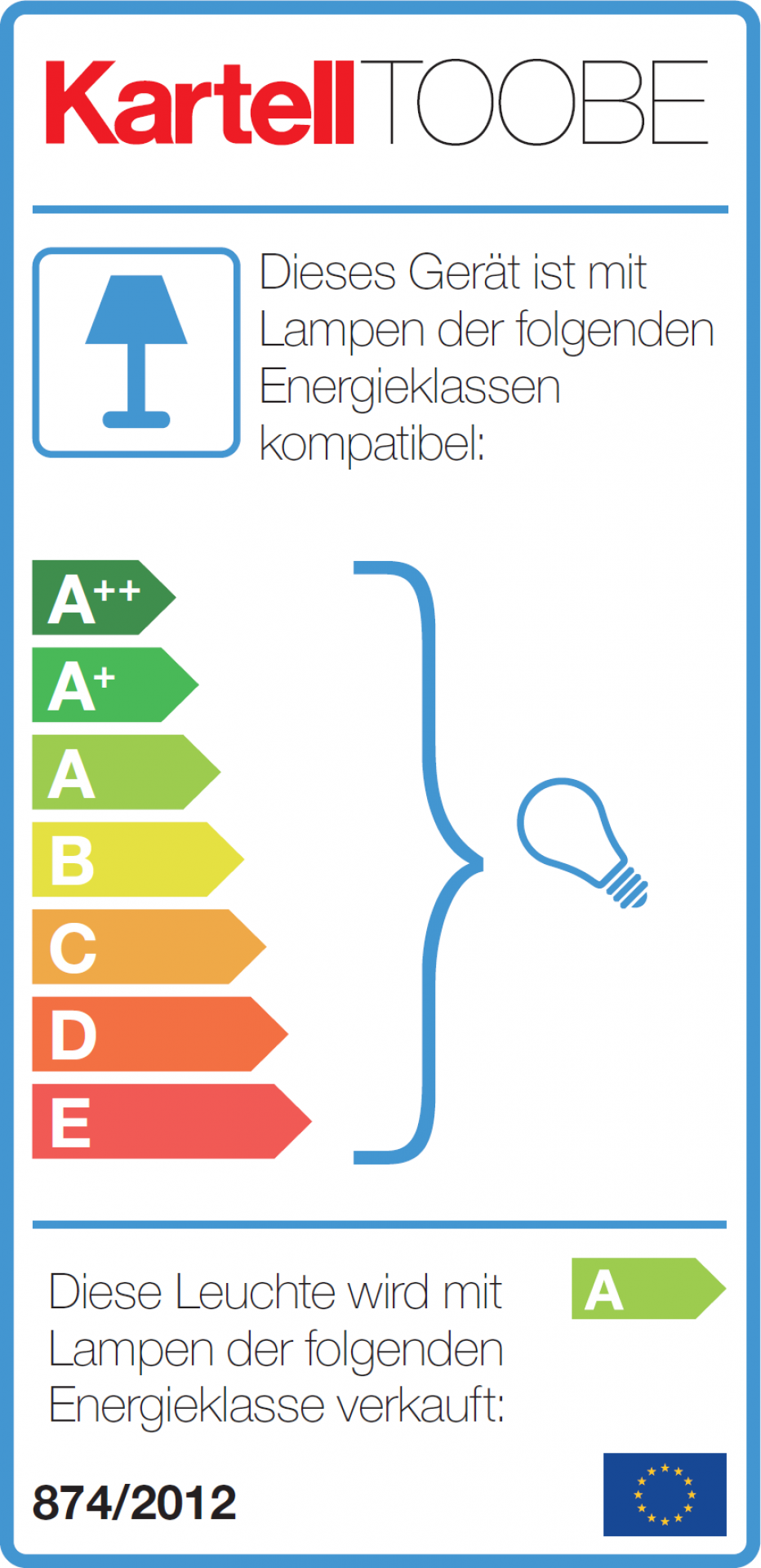 Toobe Stehleuchte Kartell
