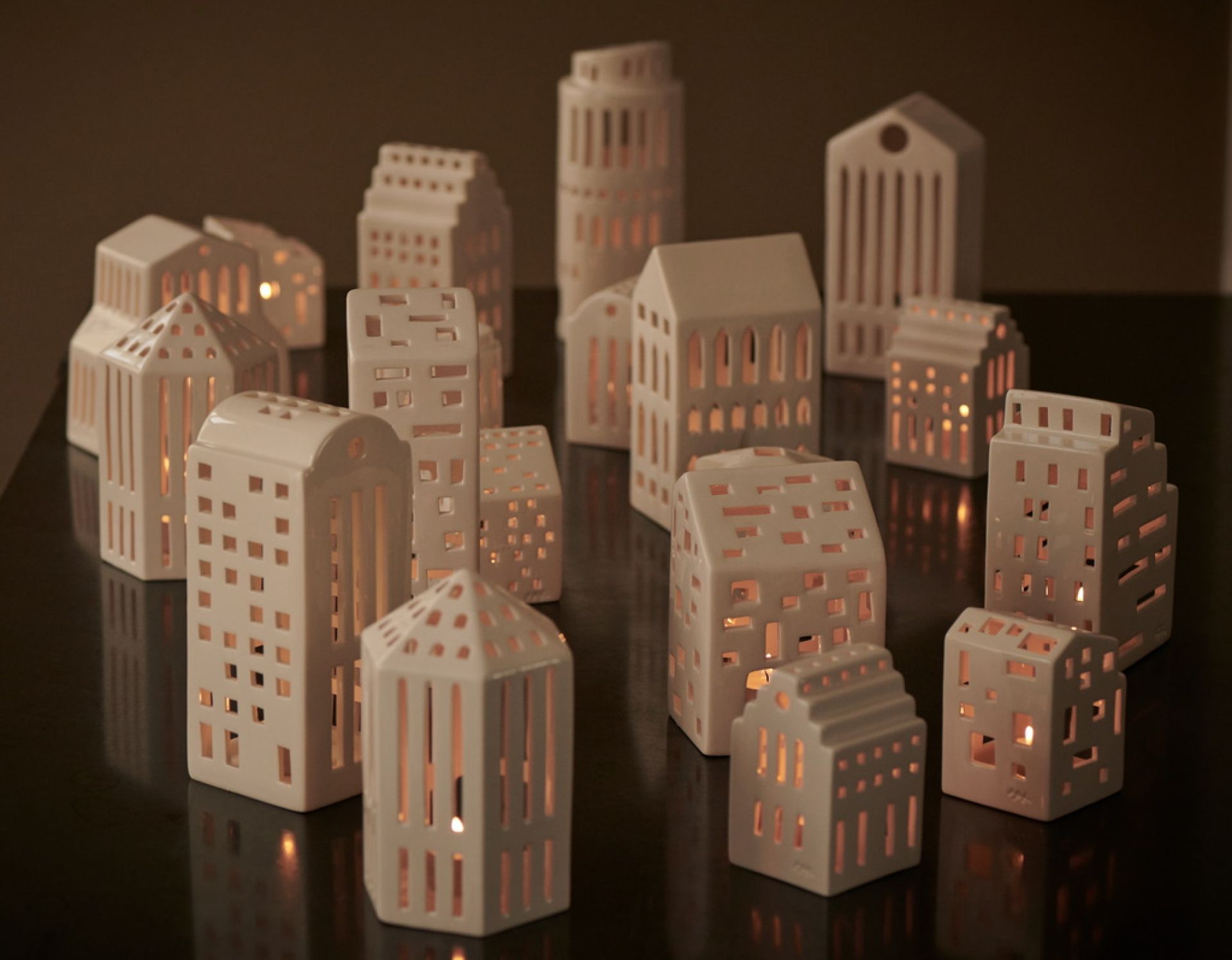 Urbania Lichthaus Hochhaus H 22 cm Kähler EINZELSTÜCK