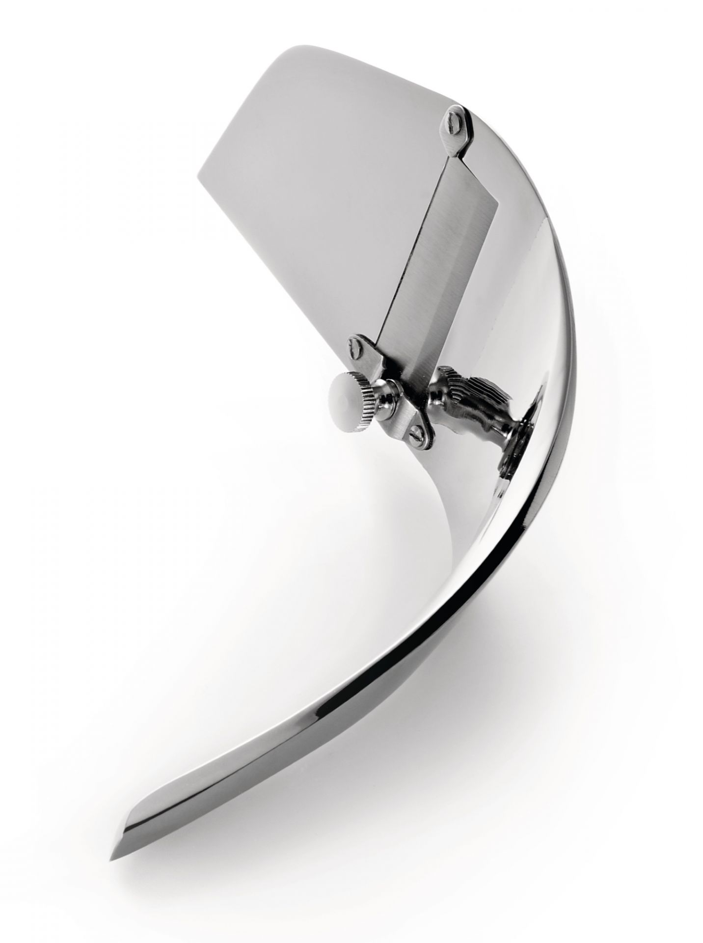 Edelstahl Trüffelhobel von Alessi, Modell Alba UNS04, ein Einzelstück für feine Trüffelscheiben.