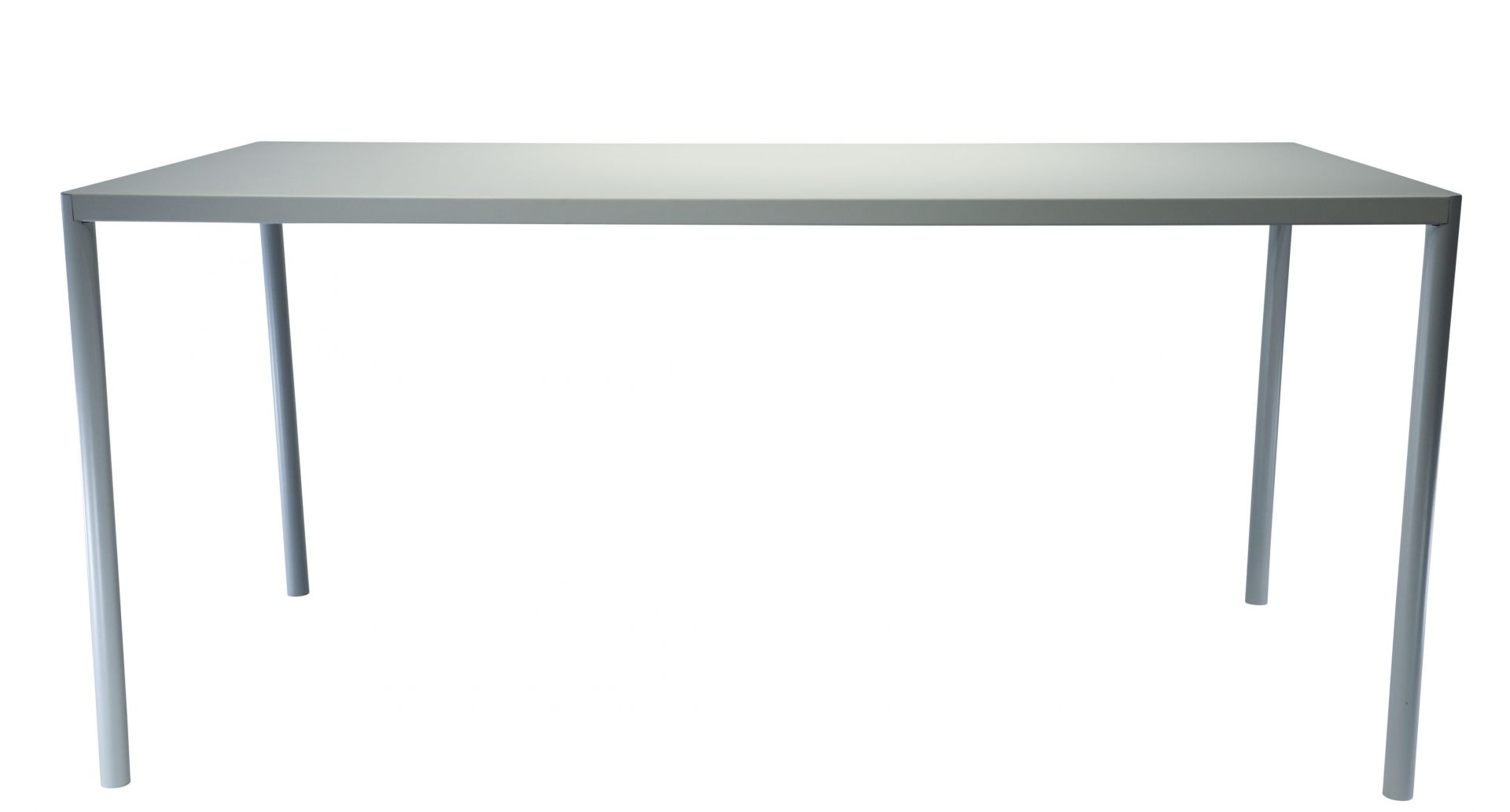 Weißer Jan Kurtz Live Tisch für den Außenbereich, rechteckig mit vier Beinen.