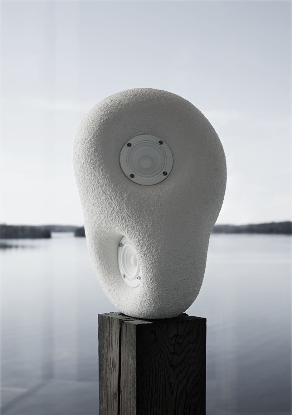 Akustische Skulptur Lautsprecher Transparent