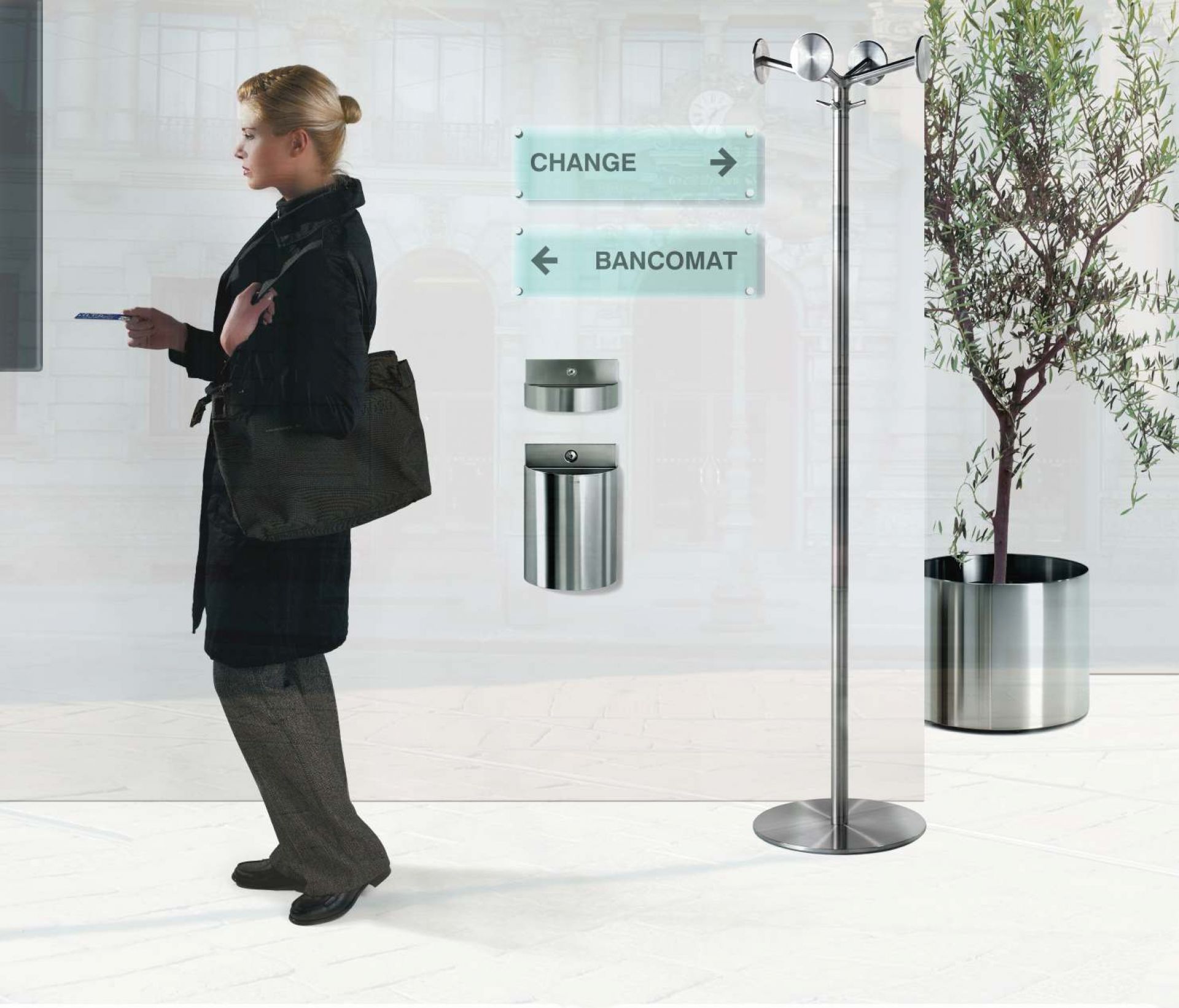 Nox Flora Blumentopf auf Rollen Rexite