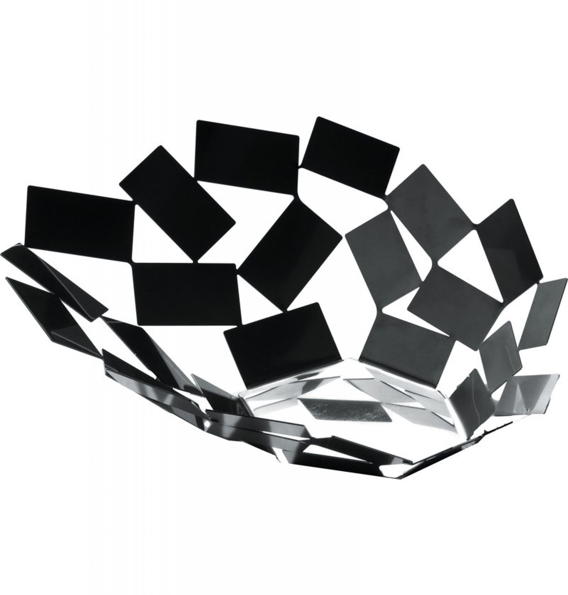 La Stanza Dello Scirocco Tafelaufsatz epoxidharz-lackiert MT03 schwarz Alessi