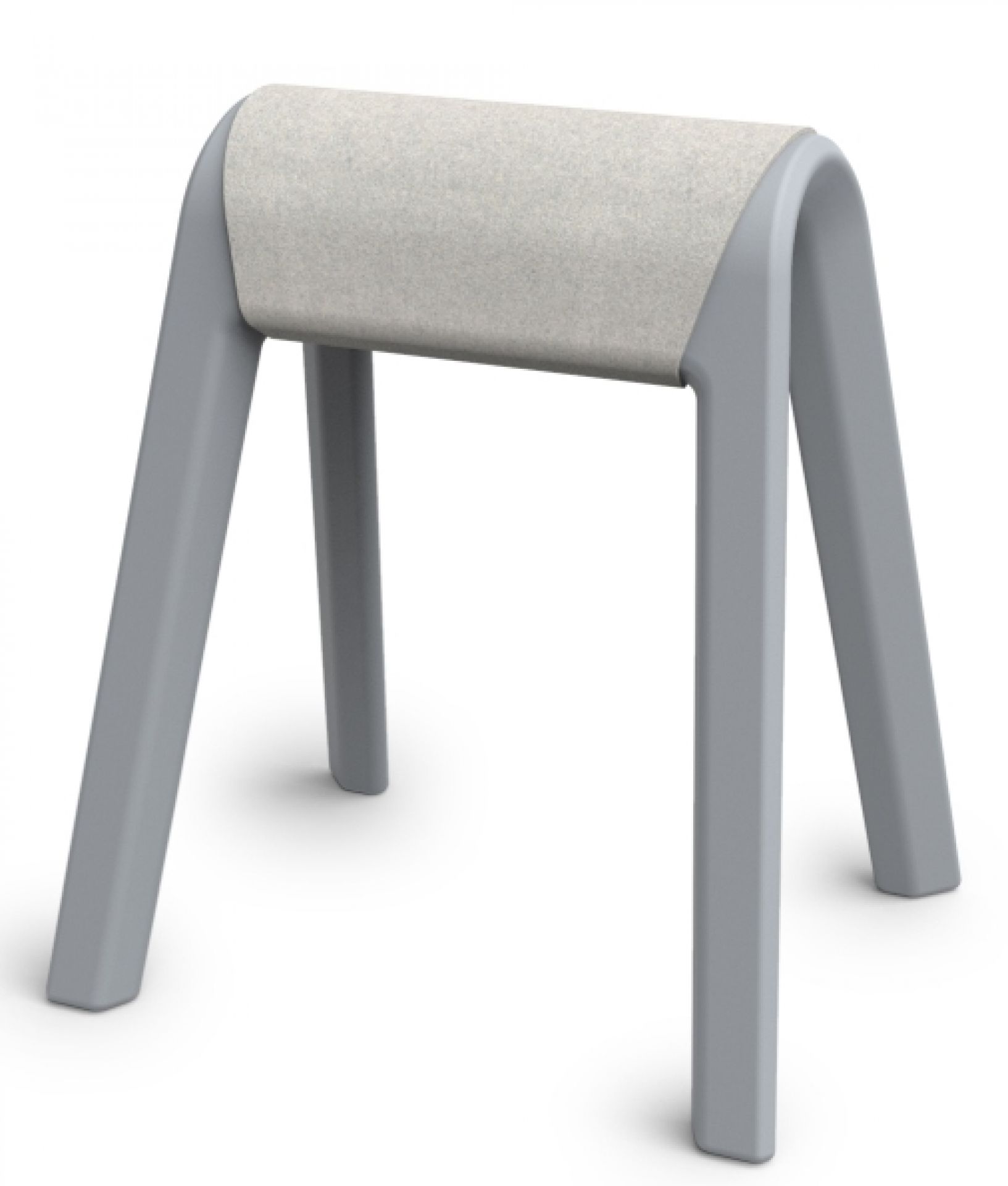 Wilkhahn Programm 204 Sitzauflage, hellmeliert, für bequemes Sitzen. Ergonomische Sitzauflage für Stühle und Hocker.