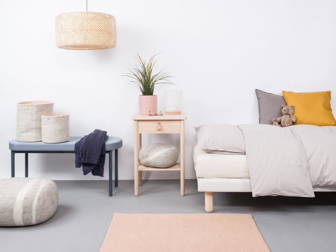 Mono Rechteckig Filzteppich 160 x 230 cm myfelt  Merle (Rosa)