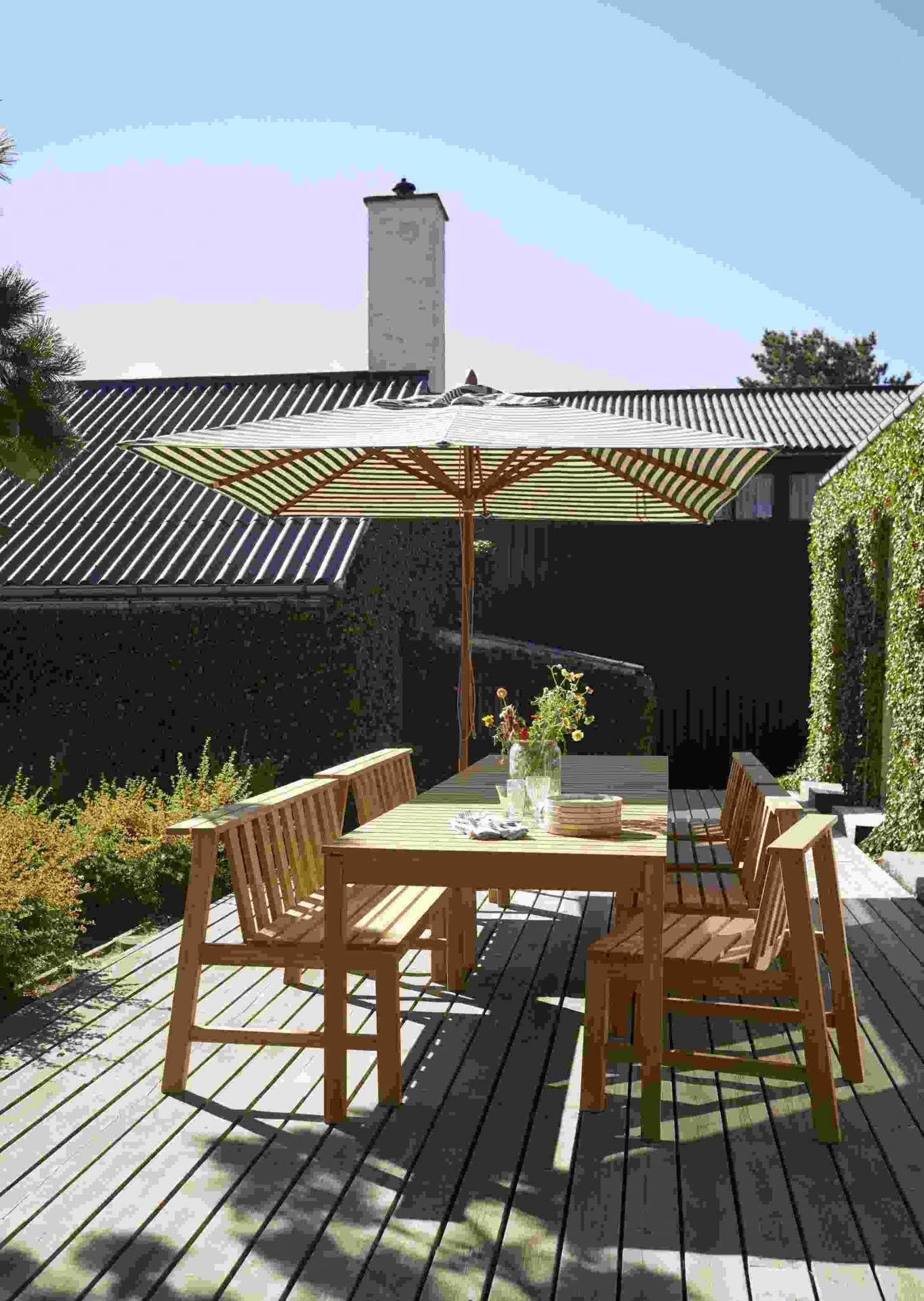 Messina Sonnenschirm Skagerak by Fritz Hansen Ø 210 cm / Off white