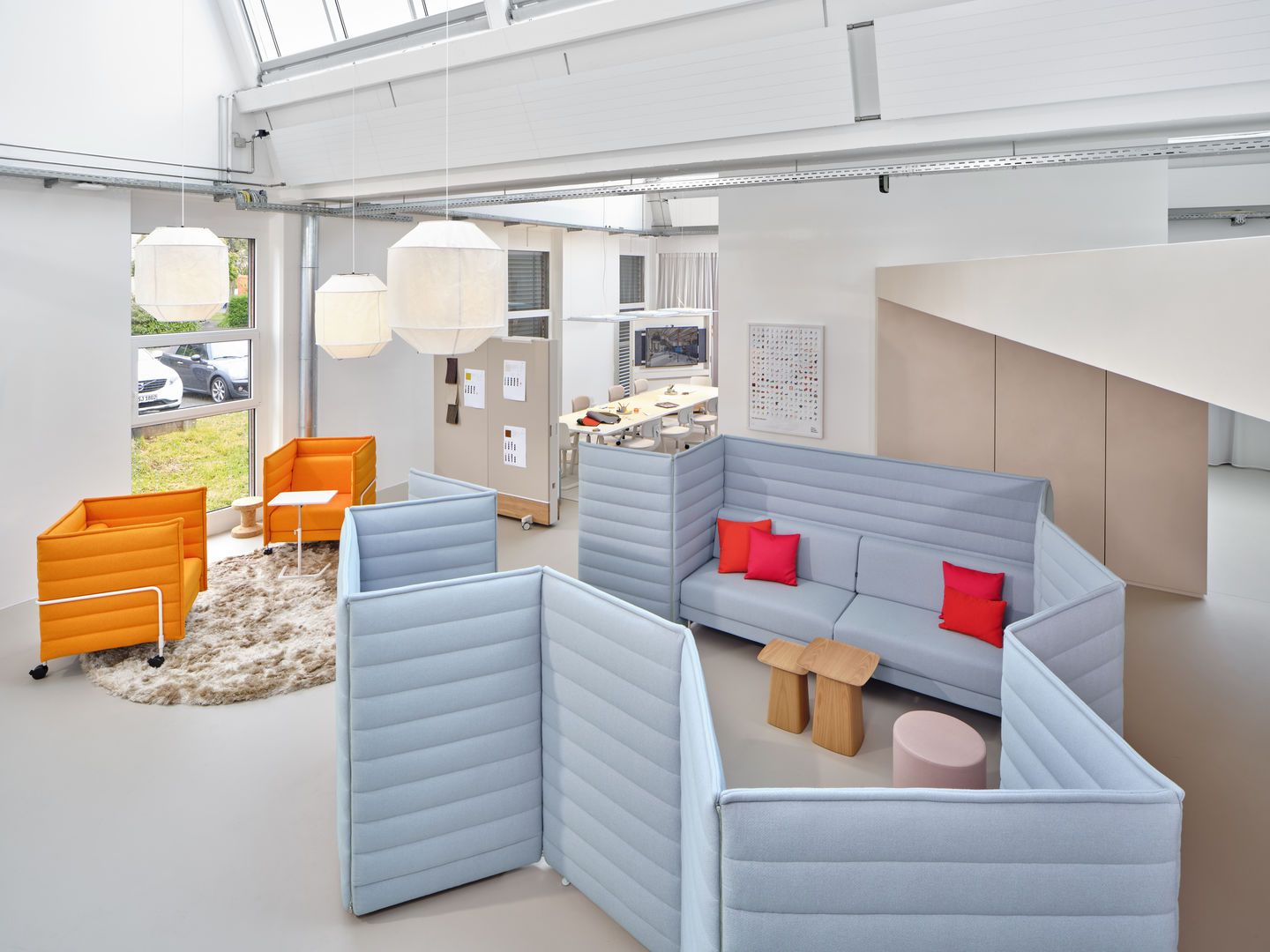 Alcove Plus Paravent 1-teilig Paravent Vitra