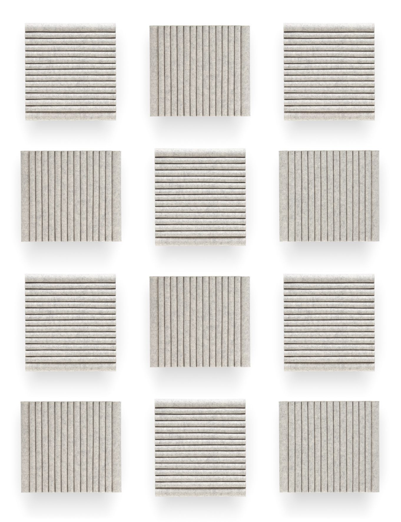 Welle quadratisches Wandmodul Motiv vertikal inkl. 2 Wandhalterungen HEY - SIGN by BWF Group