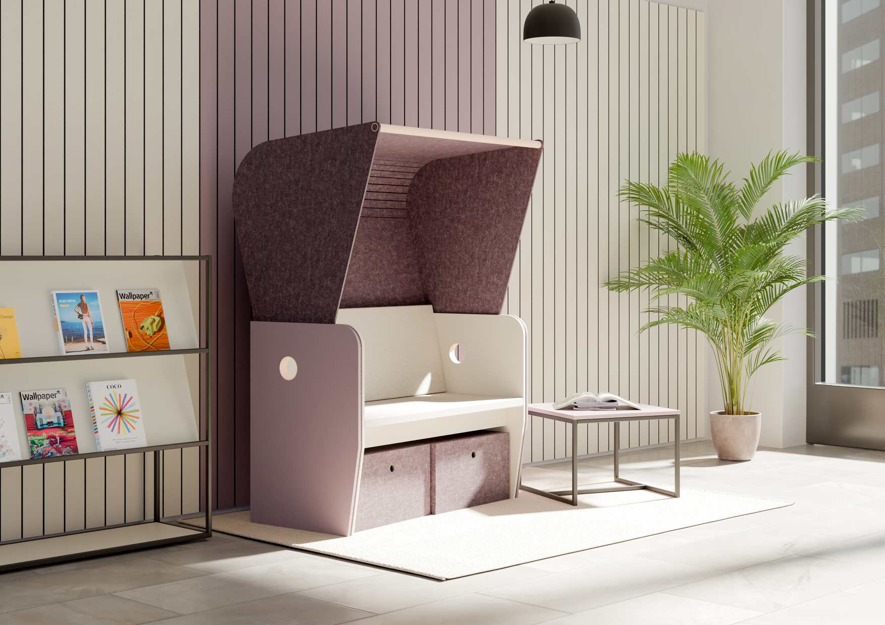 Baltic Strandkorb Besprechungs-/ Rückzugsplatz Palmberg