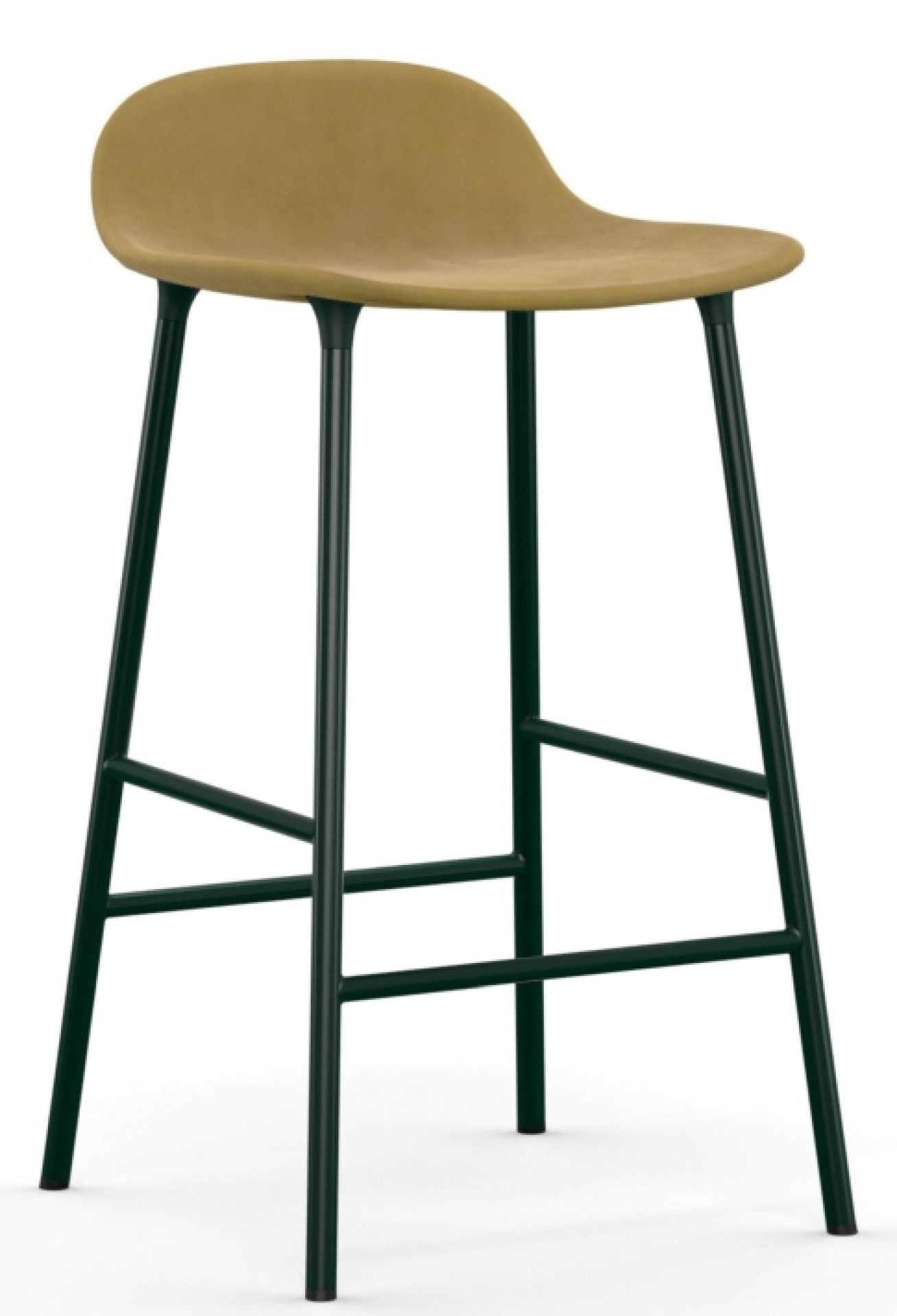 Form Barstool Barhocker H 65 cm Stahl Gepolstert Normann Copenhagen