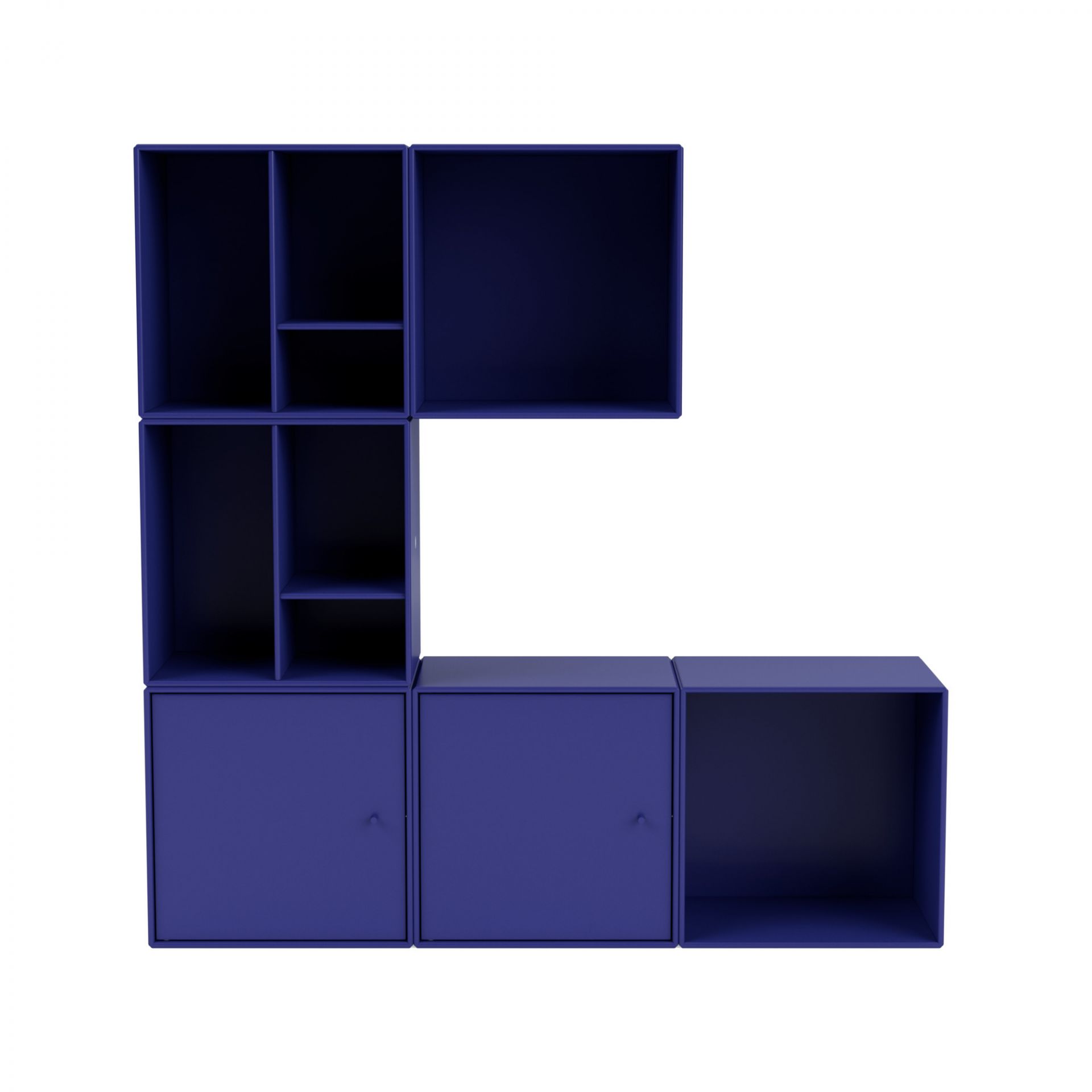 Mini Modul mit Regalböden Anthracite Montana QUICK SHIP