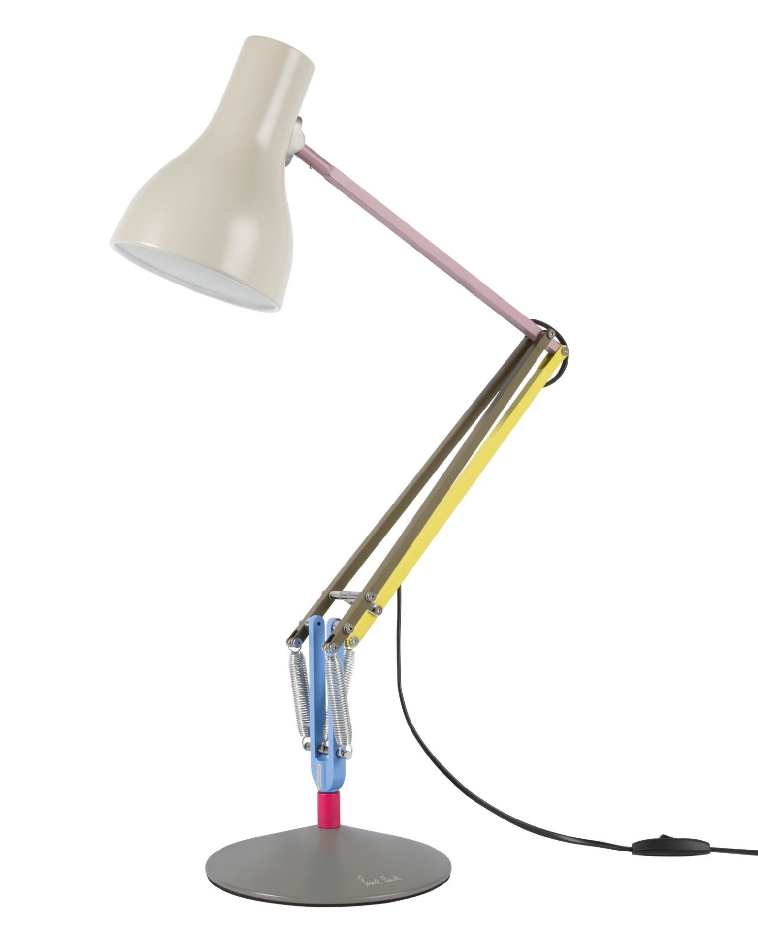 Anglepoise Type 75 Paul Smith Edition Tischleuchte mit farbenfrohem Design und verstellbarem Arm für flexible Beleuchtung.