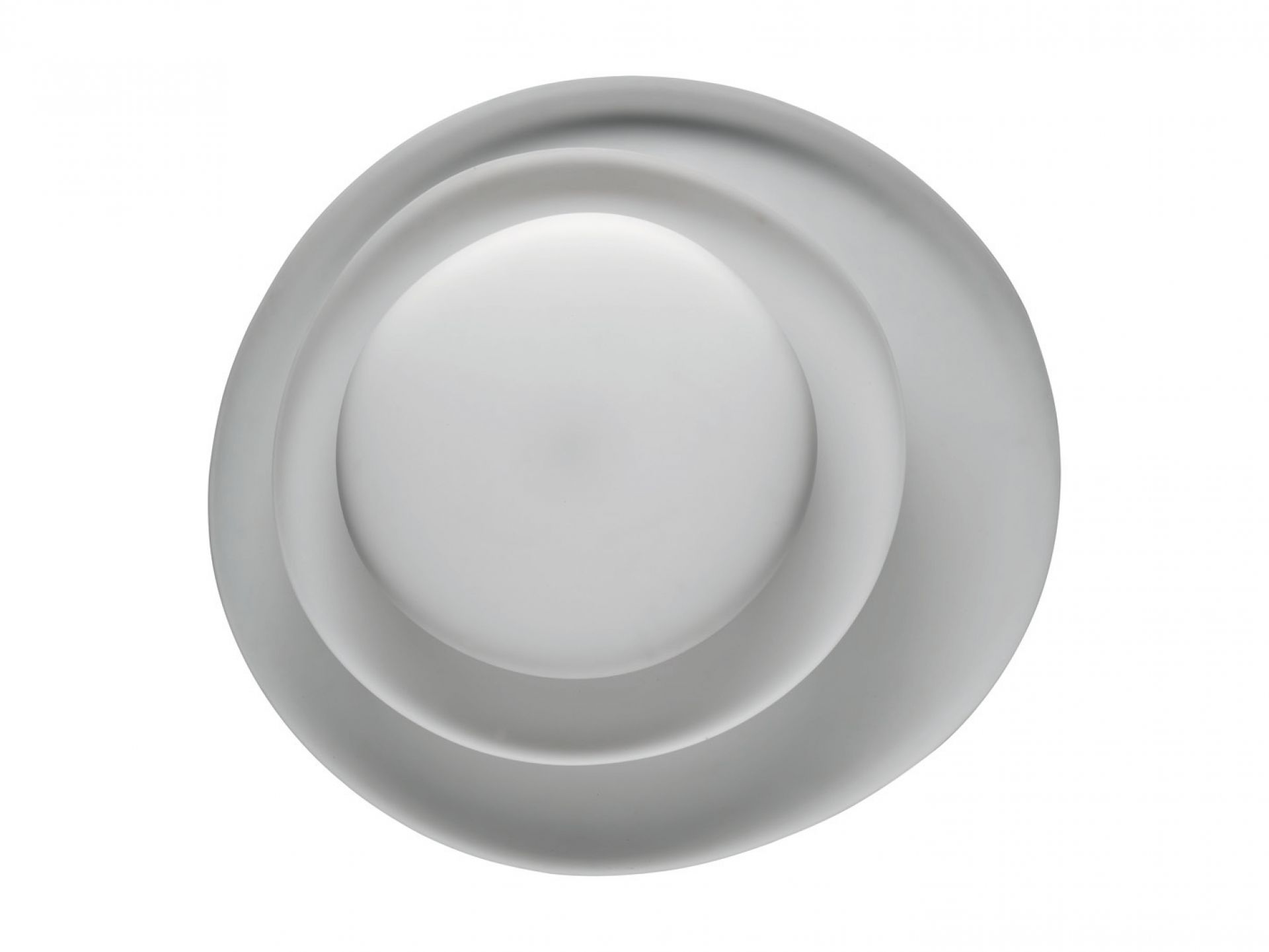 Weiße Foscarini Bahia LED Wandleuchte, modernes Design mit sanften Lichteffekten für Innenräume.