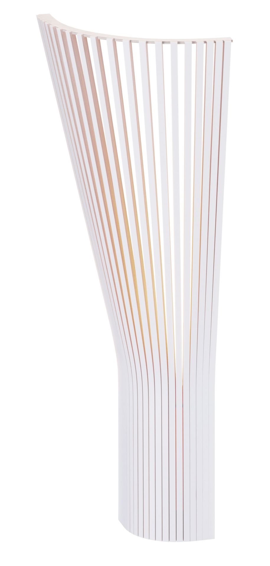 Secto 4236 Eckleuchte: Moderne Wandleuchte aus weiß laminiertem Birkenholz von Secto Design.