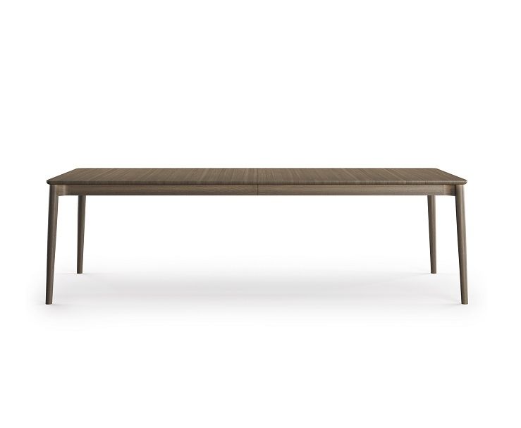 Expand Dining Table 250: Geräucherter Eiche Ausziehtisch für Esszimmer und Wohnbereich.